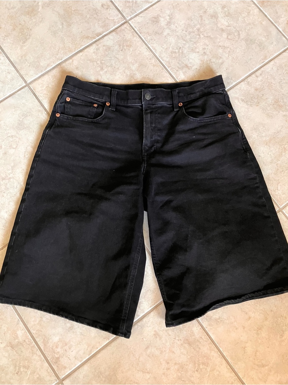American Eagle Outfitters Black Jorts